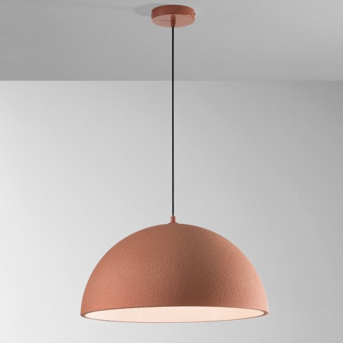 Lampadario sospensione XENIA resina rosso