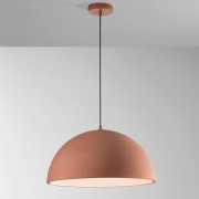 Lampadario sospensione XENIA resina rosso
