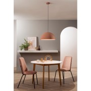 Lampadario sospensione XENIA resina rosso ambientato