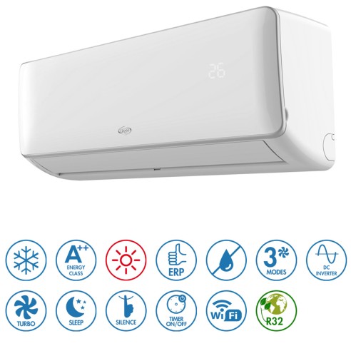Climatizzatore mono split WiFi Argo Climadesign 9000 BTU 8013557622115 398000946+947 specifiche tecniche