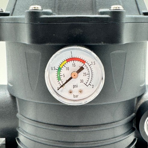 Valvola a 6 vie per pompa filtro piscina 11378 manometro
