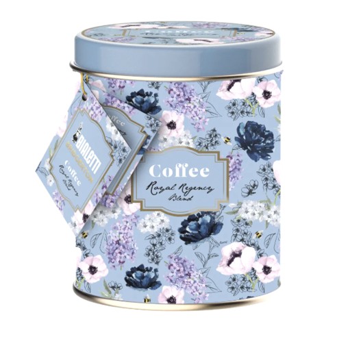 Caffè macinato Bridgerton Bialetti 250g + latta