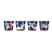 Set 4 bicchierini con angeli Bialetti Cielo Stellato