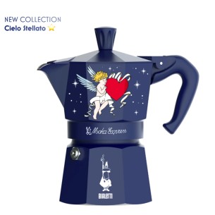 Bialetti caffettiera moka Express 3 tazze blu cupido