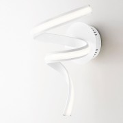 Applique led Mystral in alluminio bianco e silicone 15W, 4000K