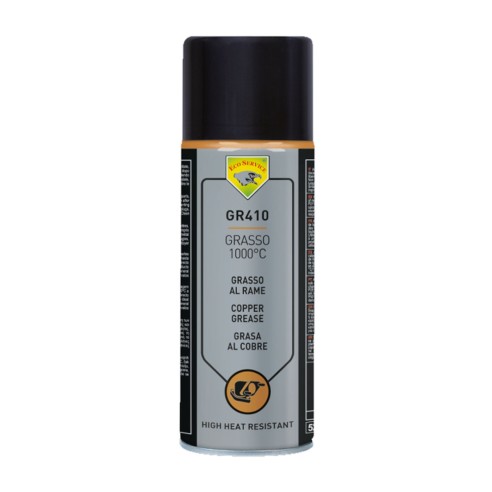 Grasso spray al rame 1000°C GR410 400 ml Eco Service 8027354854105