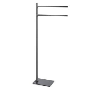Piantana porta asciugamani da bagno Gun Metal Gedy Trilly