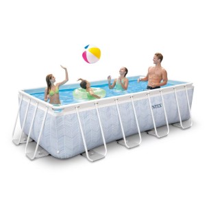 Piscina fuori terra 400x200x100 h Chevron 26780 INTEX