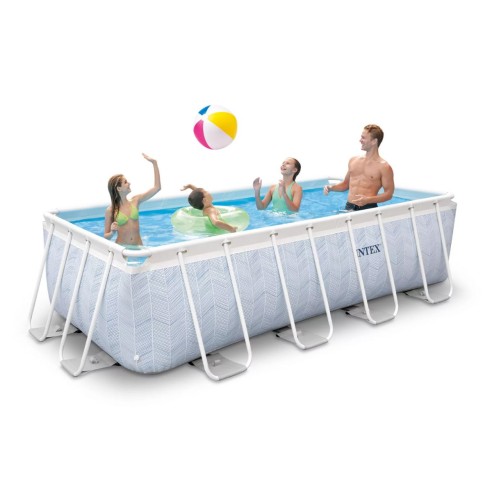 Piscina fuori terra 400x200x100 h Chevron 26780 INTEX