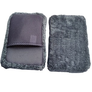 Spugna 2-in-1 Pulizia Profonda e Lucidatura Rete Anti-Sporco e Microfibra Premium per Auto e Moto Virium DF043 8054650128999