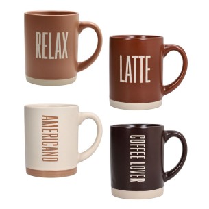 Set 4 tazze mug Barista Tognana 450 cc