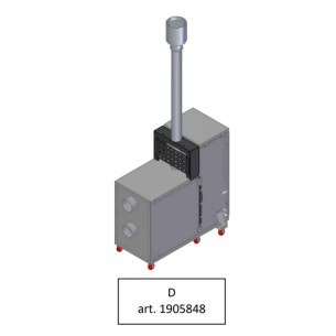 Staffa di supporto per scarico fumi Turbopellet 2