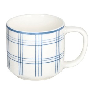 Tazza caffè senza piatto Tognana Quadro carta da zucchero, azzurro