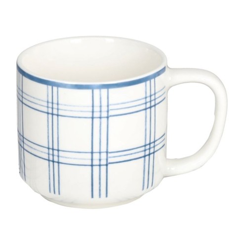 Tazza caffè senza piatto Tognana Quadro carta da zucchero, azzurro