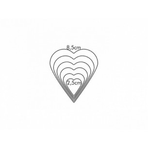 Set-tagliabiscotti-Tescoma-Delicia-cuore-6pz-631362 2