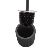 Scopino bagno da appoggio in ceramica nero linea Color Feridras