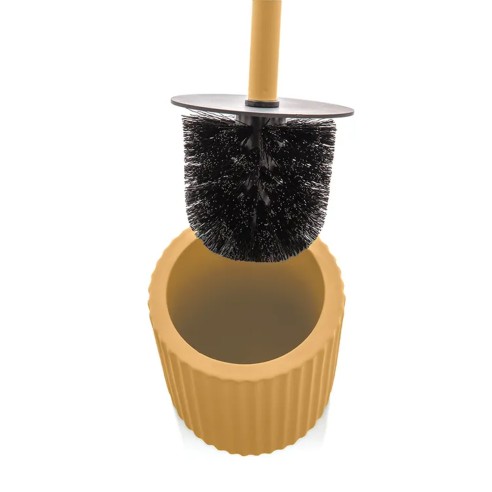 Scopino bagno da appoggio in ceramica giallo linea Color Feridras