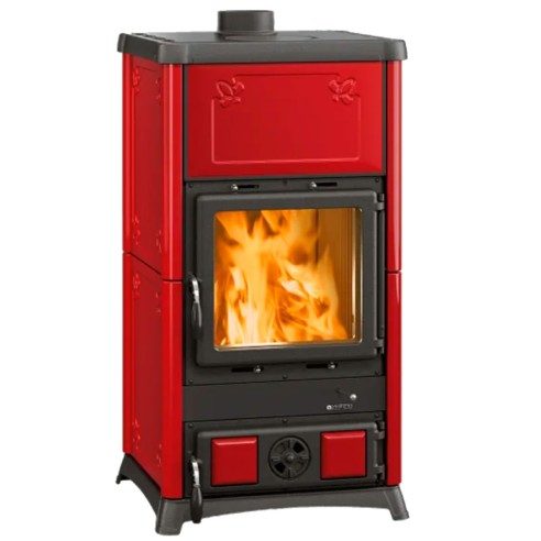 Stufa a legna Fedora 16 La Nordica rosso