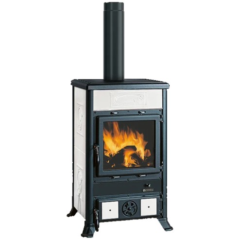 Stufa a legna Rossella R1.16 La Nordica Liberty Bianco