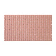 Tappetino doccia antiscivolo rosa con ventose 40x73 cm Feridras