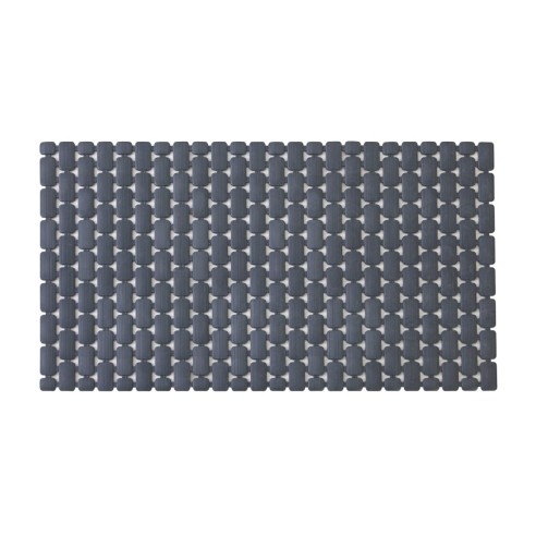 Tappetino doccia antiscivolo grigio con ventose 40x73 cm Feridras