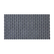 Tappetino doccia antiscivolo grigio con ventose 40x73 cm Feridras