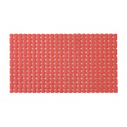 Tappetino doccia antiscivolo rosso mattone con ventose 40x73 cm Feridras
