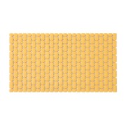 Tappetino doccia antiscivolo giallo con ventose 40x73 cm Feridras