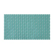 Tappetino doccia antiscivolo verde con ventose 40x73 cm Feridras