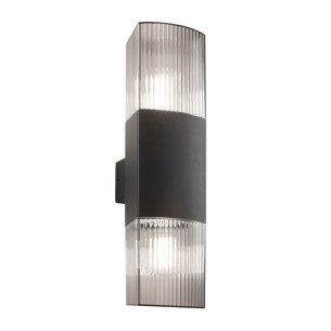 Applique per esterno Dark grigio 2x E27 Intec