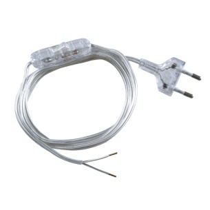Cavo con interruttore per alimentazione abat-jour trasparente PolyPool PP0372.7Q