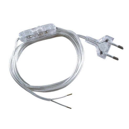 Cavo con interruttore per alimentazione abat-jour trasparente PolyPool PP0372.7Q