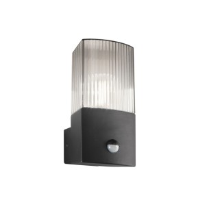 Applique da esterno DARK antracite, sensore di movimento E27 Intec