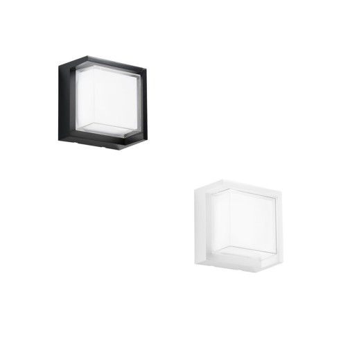 Applique LED da esterno quadrata Block Intec 15W, IP65