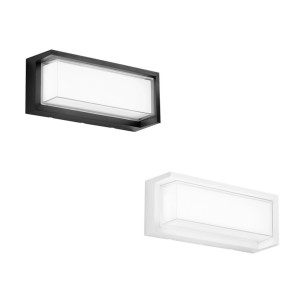 Applique LED da esterno Block rettangolare 24W, IP65 Intec
