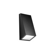 Applique da esterno Popup metallo nero, IP44, E27 Intec