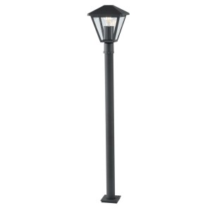 Lampione da giardino Prisma Intec in alluminio antracite e vetro