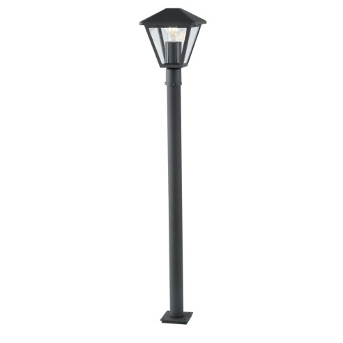 Lampione da giardino Prisma Intec in alluminio antracite e vetro