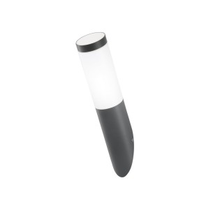 Applique da esterno Tokyo in acciaio antracite E27, IP44 Intec