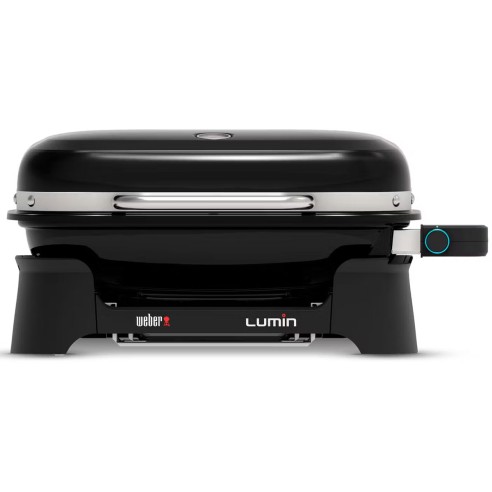 Barbecue elettrico Weber Lumin 92010953 - 2200W, Multifunzione, Nero