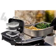 Barbecue elettrico Weber Lumin 92010953 - 2200W, Multifunzione, Nero