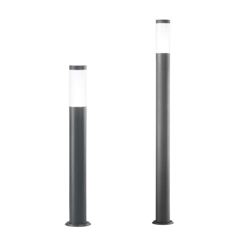 Lampione paletto da giardino Tokyo antracite, E27, IP44 Intec