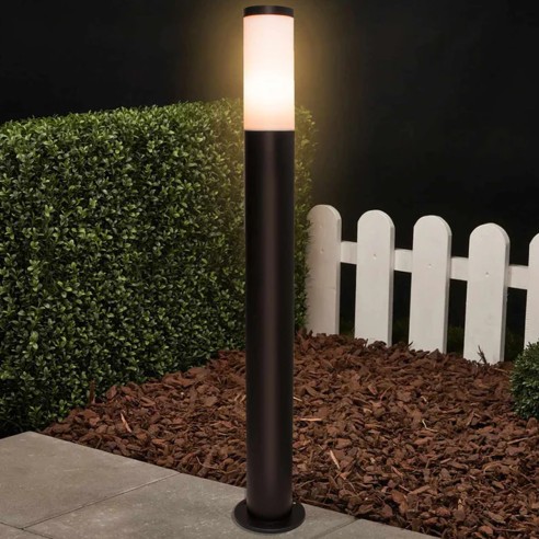 Lampione paletto da giardino Tokyo antracite, E27, IP44 Intec