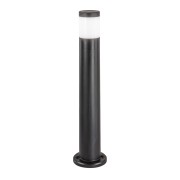 Lampione paletto da giardino Focus nero rotondo, IP65 Intec