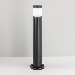 Lampione paletto da giardino Focus nero rotondo, IP65 Intec 2