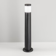 Lampione paletto da giardino Focus nero rotondo, IP65 Intec