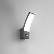 Applique LED da esterno Sail antracite, sensore di movimento, 12W, IP65 Intec