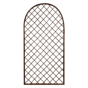 Traliccio fisso ad arco in salice naturale 180 x 60 cm Verdemax 5795