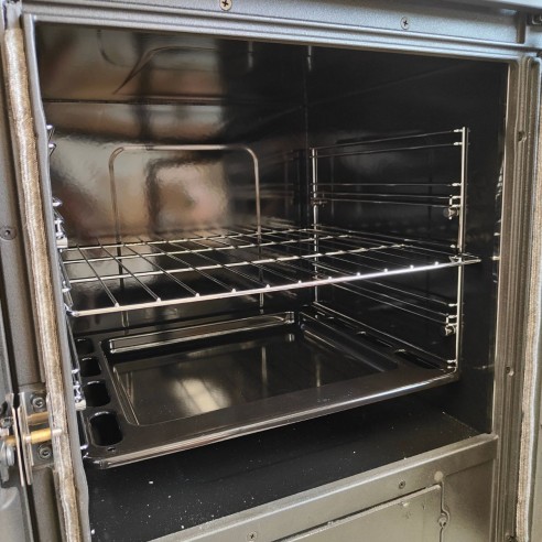 Cucina a legna Rosa L VST STEEL La Nordica forno