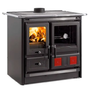 Cucina a legna Rosa L VST STEEL La Nordica